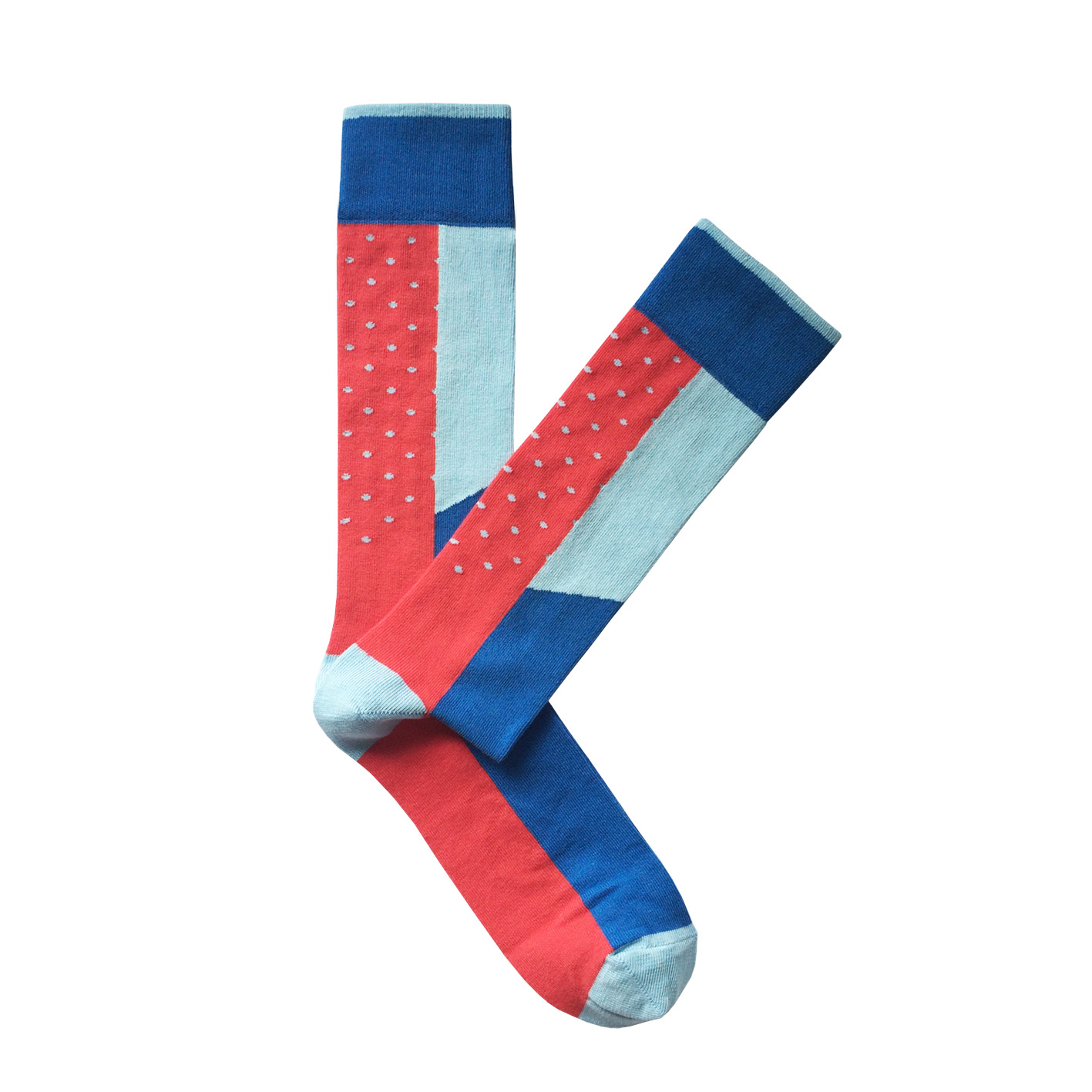 Rojas Azules Lineas Puntos